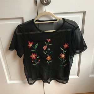 Zara embroidered Shirt
